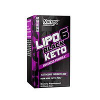 Nutrex Research Lipo-6 Keto | Ketogenic Weight Loss Support | goBHB Salts, Carnitine, Apple Cider Vinegar, Choline Bitartrate | 60 Count