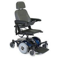 Pronto M41 Power Wheelchair - Van Seat w/Solid Base - Red (20in x 18in), Van Seat w/Solid Base