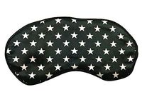 Black Stars Sleep Mask Light Breathable Soft Blindfold Eye Mask with Elastic Band