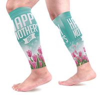 LEVEIS Happy Mother's Day Arm Sleeves UV Protection for Men Women Sunblock Protective Gloves Running Golf Cycling Driving Long Arm Cover 1 Pair