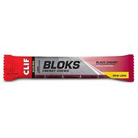 Clif Black Cherry Bloks Energy Chews w/Caffeine - Box of 18 - Black Cherry, Box of 18