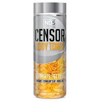NDS Nutrition Censor - Fat Loss And Body Toner With CLA, Fish Oil, Safflower And Omega 3-6-9 Blend - Dietary Supplement For Improved Energy, Metabolism And Health - 180