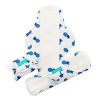Charlie Banana 3 Feminine Pads Super+ Blue Pineapple