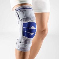 Bauerfeind - GenuTrain S - Knee Support - Extra Stability to Keep The Knee in Proper Position - Right Knee - Size 4 - Color Titanium
