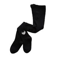 Elevin(TM)2017Child Kids Girls Soft Cotton Warm Socks Knee Princess Hosiery Pantyhose Stockings (S:1-3 years old, Black)