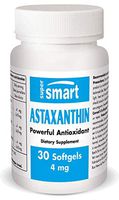 Supersmart MrSmart - antioxidants - Astaxanthin 4 mg - Powerful antioxidant cartotenoid with numerous Health Benefits. 30 softgels.