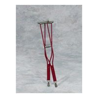 Red Underarm Crutches youth size 1 Pair