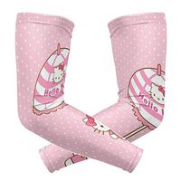 Hello Kitty with Umbrella Arm Sleeve - UV Protection Cooling Compression Sun Sleeves for Men & Women for Running, Cycling,Baseball, Basketball, Golf