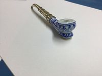 Indonesian import Handpainted Tobacco Pipe (Small Hole)