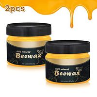 LIUMY Wood Seasoning Beewax 2PCS,Traditional Beeswax Polish for Wood and Furniture,Natural beeswax for Wood Cleaner and Polishing，Multipurpose Natural Beewax for Furniture to Beautify & Protect
