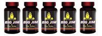 Big Jim & The Twins Male Enhancement All Natural Formula 60 Pills Per Bottle 5 Bottles