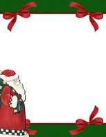 NEW Santa Claus Letterhead Stationery Paper 26 Sheets