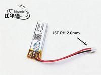 BIHUADE JST PH 2.0mm 3.7V 501240 220mah Polymer Lithium Battery for MP4 GPS MP3 Bluetooth Stereo DIY Gift