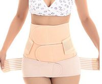 EUBUY Postpartum Recovery Abdomen Binder Belly Band Back Support and Pelvis Belt Pelvic Brace Hip Shaper Reducer - 2 in 1 Post Pregnancy Girdle Set for Women Maternity