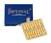 Imperial + Plus Male Sexual Performance Enhancement 100% Authentic 10 Pills Most Effective Natural Amplifier for Strength and Endurance Made in USA (Pack of 2)