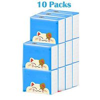 Ohvivid Hand Paper, Household Paper Towels, Soft Toilet Paper, Skin-Friendly Paper Towels Kitchen Paper Multi-Fold 100 Leaves/Pack (10 Packs)