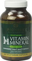 Pioneer Nutritional Formulas 1 + 1 Vitamin Mineral, Veg, Iron Free 60 ct