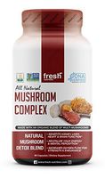 Organic Mushroom Supplement Complex- Strongest DNA Verified - AHCC Rich in Alpha Glucan - Special Immune System Support Edition - Nootropic Brain Booster with Cordyceps, Lions Mane & Reishi Mushrooms