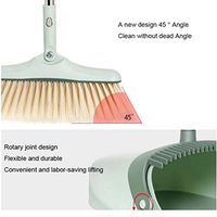 Broom Household Folding Windproof Household Plastic Broom Cleaning Set Plastic Soft Anti-slip Floor Cleaning Brush Size 90×32cm