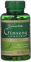 Puritans Pride Ginseng Complex 1000 mg Rapid Release Capsules, 100 Count