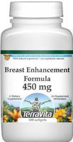 Breast Enhancement Formula - Fenugreek, Saw Palmetto and Wild Yam - 450 mg (100 Capsules, ZIN: 514008)