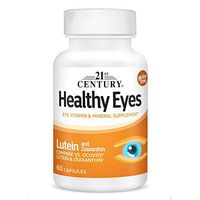 21st Century Healthy Eyes Lutein and Zeaxanthin Capsules, 60 Count