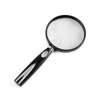 6 Times The Hand-held Magnifying Glass Reading Old Children Reading Children Reading 75MM Mirror Suitable for Elderly Children to Read
