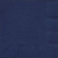 Navy Blue Dinner Napkins, 25 Ct