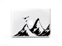 Snowboard Drop In Helicopter Sticker Decal For MacBook Pro, PC, Laptop, Window, Car, or Wall