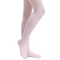 STELLE Girls' Ultra Soft Pro Dance Tight/Ballet Footed Tight (Toddler/Little Kid/Big Kid), Ballet Pink, L