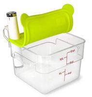 EVERIE Collapsible Silicone Lid Compatible with Cambro Sous Vide Cotainer and Breville Chefsteps Joule Cooker