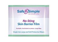 ALCOHOL FREE SKIN BARRIER WIPE, 2.4" X 2.4"