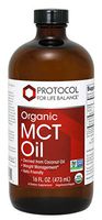 Protocol For Life Balance - Organic MCT Oil - 100% Pure to Support Weight Management, Enhanced Energy Production and Metabolic Activity, Derived from Coconut Oil, Keto Friendly - 16 fl oz (473 mL)