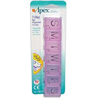 Apex 7-day extra large pill organizer, Model No : 70042 - 1 ea(Colors may vary)