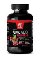 Urination Supplement - URIC Acid FOMULA Natural Extract 1430Mg - Red Raspberry Powder - 1 Bottle 60 Capsules