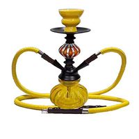 Weiduoli Hookah 29 cm - Shisha Pipe Set Narghile + 2 Sheesha Hoses