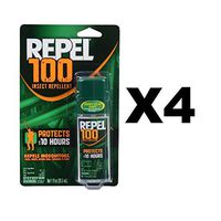 Repel 100 Insect Repellent, 1 oz. Pump Spray, 1 Bottle, 4 Ct