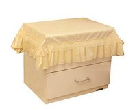 PANDA SUPERSTORE Multifunctional Cover Towel/Bedside Table Covering£¨Cream-Colored£