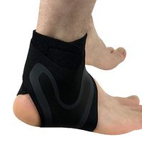 K-mover 2pcs Ankle Brace Straps & Ankle Compression Sleeves - Best for Sports Protection, Injury Recovery, Reduce Swelling, Ankle Strain & Sprains Fatigue (1 Pair) (Large)