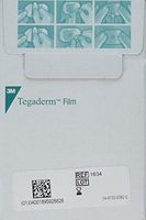 3M Tegaderm 1624W Transparent Film Dressing 2 3/8" x 2 3/4" - Window Frame Box: 100