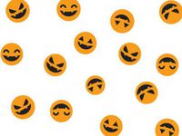 Jack O' Lantern Halloween 40"x100' Roll Cellophane Gifts Baskets Candy Treats