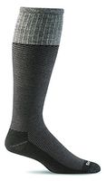 Sockwell Men's Bart Graduated Compression Socks, Black, Medium/Large