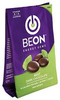 BeON Energy Boost Gems (Energems), Mint Chocolate 133 mg Caffeine & B6 B12 D-Vitamins Per Serving, 1 Coffee Bag w/24 Mint Chocolate gems