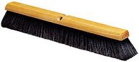 Carlisle 4503103 Flo-Pac Fine Floor Sweep, Blended Horsehair Bristles, 24" Block Width, 3" Bristle Trim, Black (Case of 12)