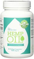 Manitoba Harvest Hemp Seed Oil Capsules - 60 Capsules -pack of 1 1000mg ea.