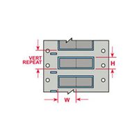 Brady 3PS-187-2-GY-S PermaSleeve  Wire Marking Sleeves, 0.335" Height, 2.00" Width, Polyolefin (B-342) Gray (Roll of 500)