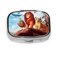 The Lion King Travel Pill Boxes Organizer，Pill Box Waterproof Pill Dispenser Home Supplement Holder Portable Vitamin Airtight Pill Container Daily Medicine