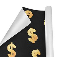 Gift Wrapping Paper Roll Dollar Bills Sign for Birthday,Holiday,Wedding,Baby Shower Gift Wrap - 3Rolls - 58inch x 23inch Per Roll