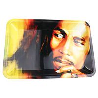 180x125mm Metal Herb Weed Tray Tobacco Rolling Tray Tinplate Plate Discs for Smoke Cigarette Tray Table Paper Rolling (4)
