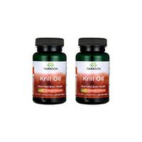 Swanson Krill Oil - Maximum Strength 1 g 30 Sgels 2 Pack